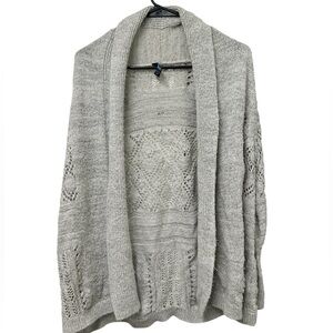 Westbound Petites Open-front Knit Sweater, Size PM